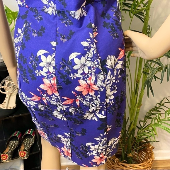 Women’s New Look Floral Printed Pencil Size US 8 UK12 women’s Dress. - Picture 3 of 11